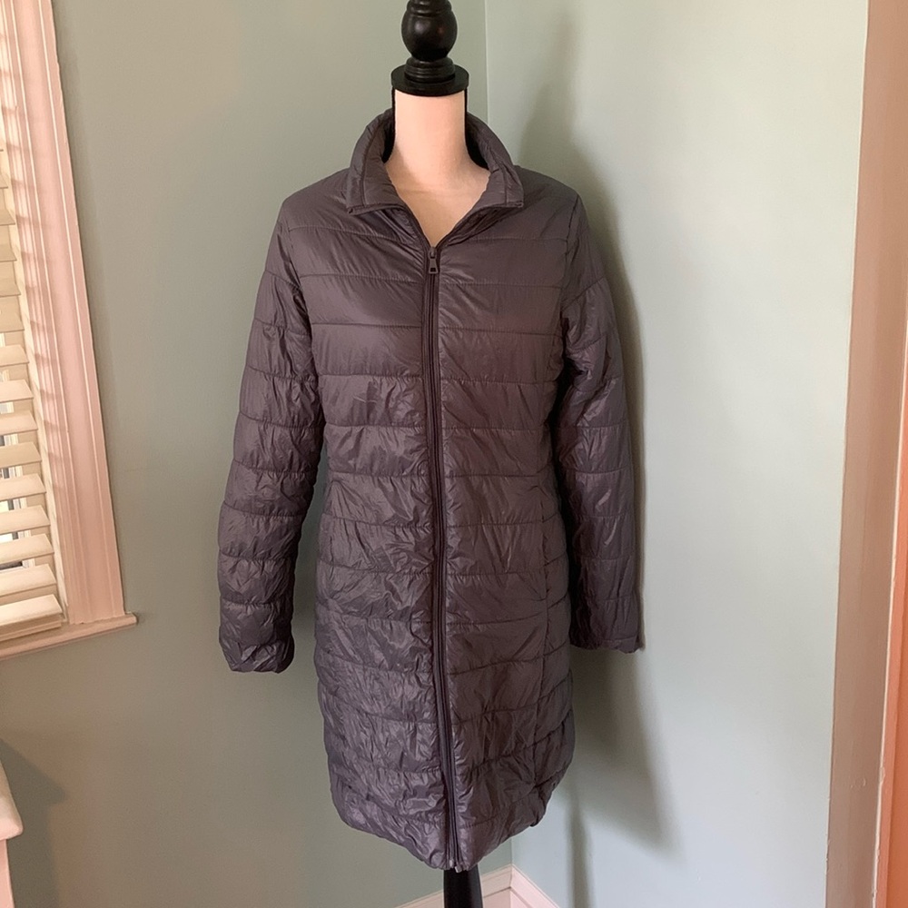 Women’s Gray Active USA Coat. Size L